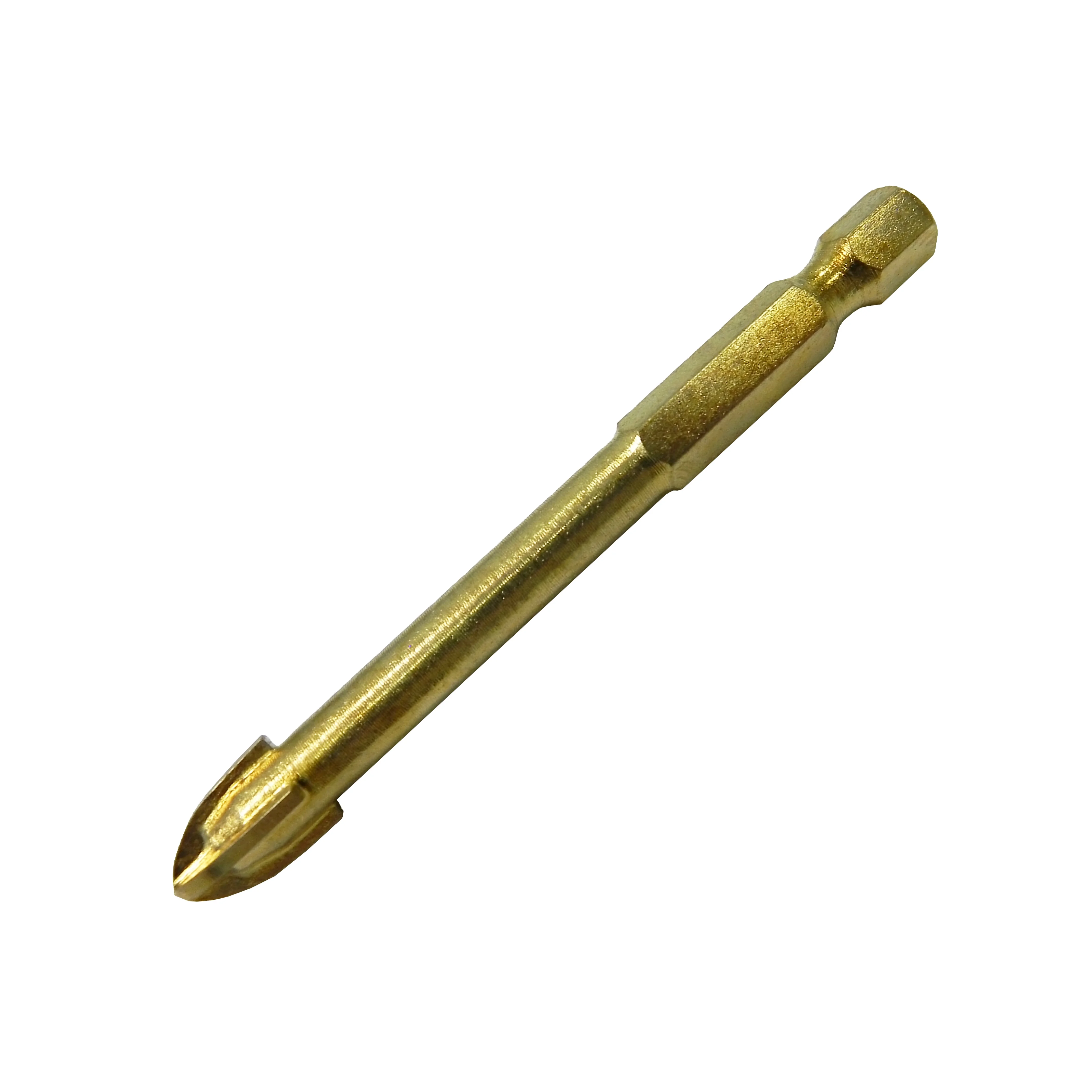 Wholesale Good Quality Long Life Tin Coated Carbide Tip Glass Drill Bits