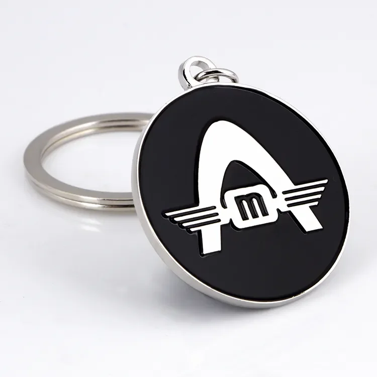 Factory Custom Keyring Personalised Vintage Motel Hotel Chain metal Label Name Card Keytags Keychain tags