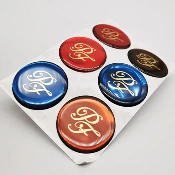 New hot sell customized color printing epoxy resin adhesive dome epoxy logo accessories