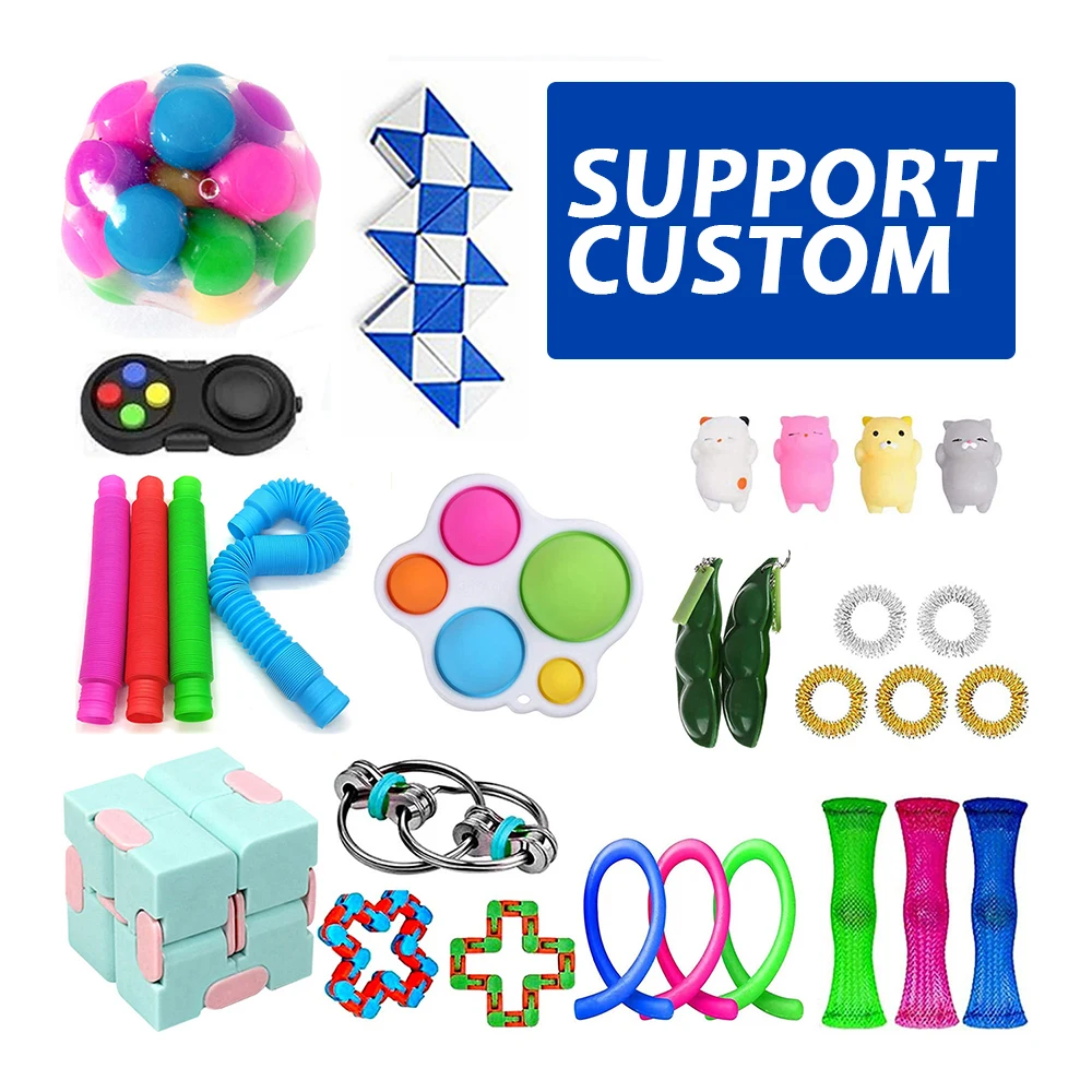 Source Factory Hight Manufacturing Christmas Present Fidget Spinner Advent Calendar And Fidget Advent Calendar Toy