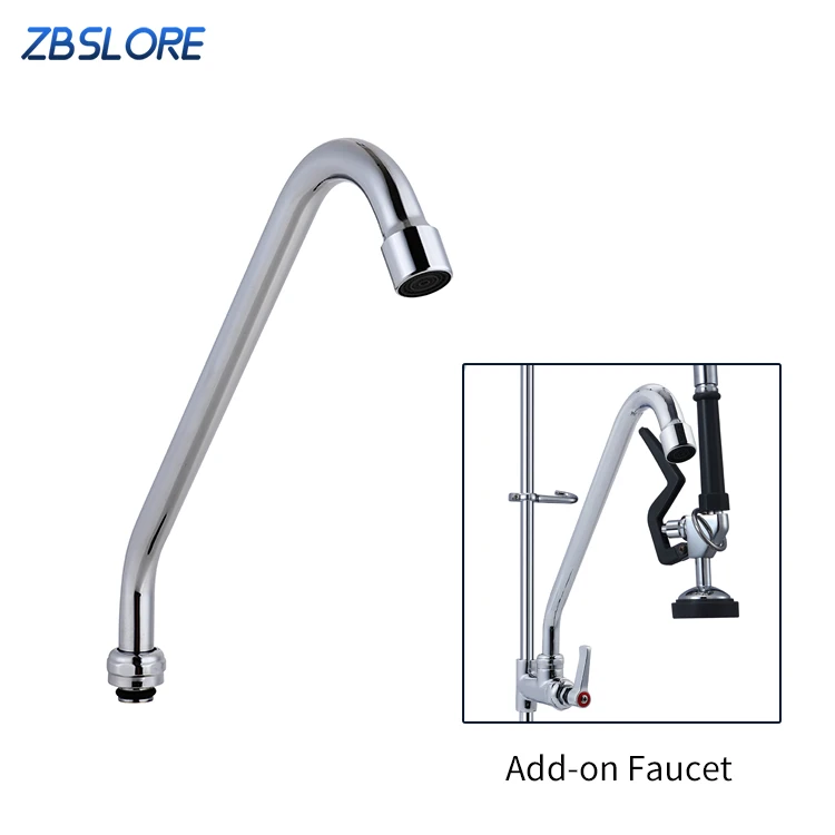 3-year Warranty Mixed Faucet Pre Rinse Commercial Kitchen Faucet Sprayer With Wall Bracket