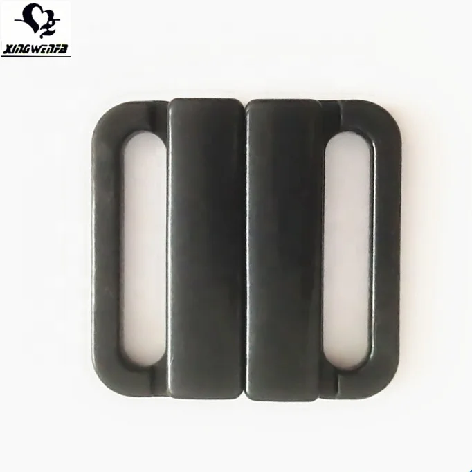 25mm swimwear clasp nylon plastic bra front closure