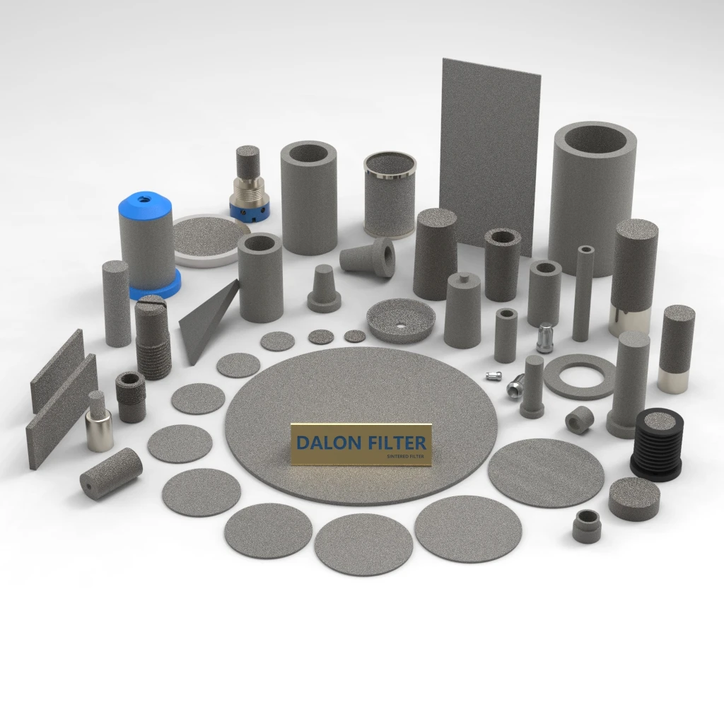 5 micron sintered stainless steel filter