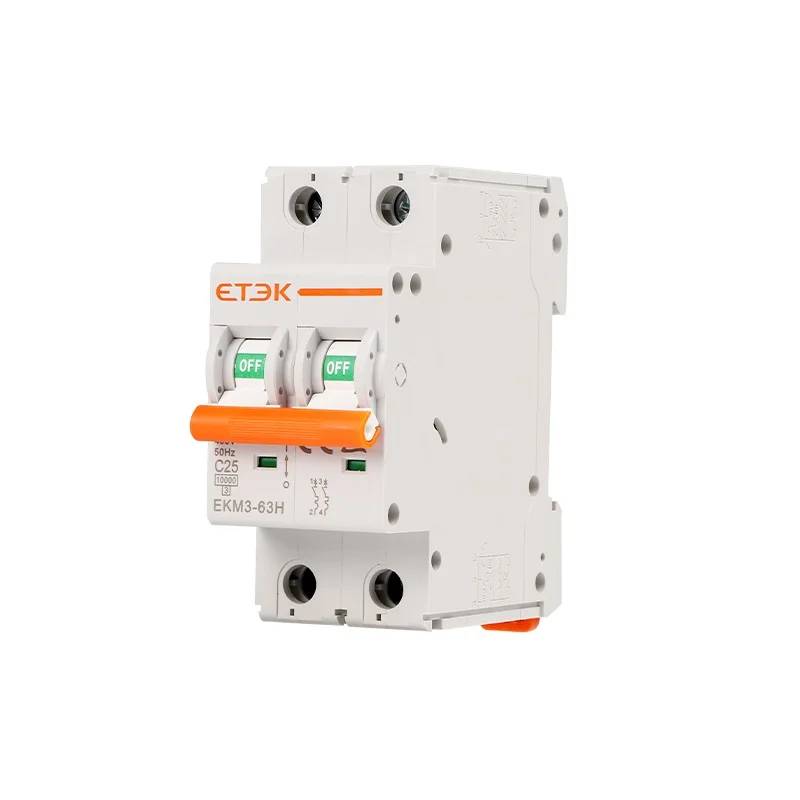 ETEK EKM3-63 м 6KA Американская классификация проводов 2р 20A TUV CB CE MCB миниатюрный автоматический выключатель
