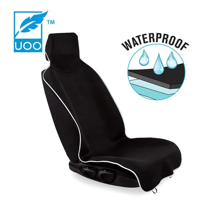 UOO Factory custom made Waterproof universal Car Seat Covers With Black Color