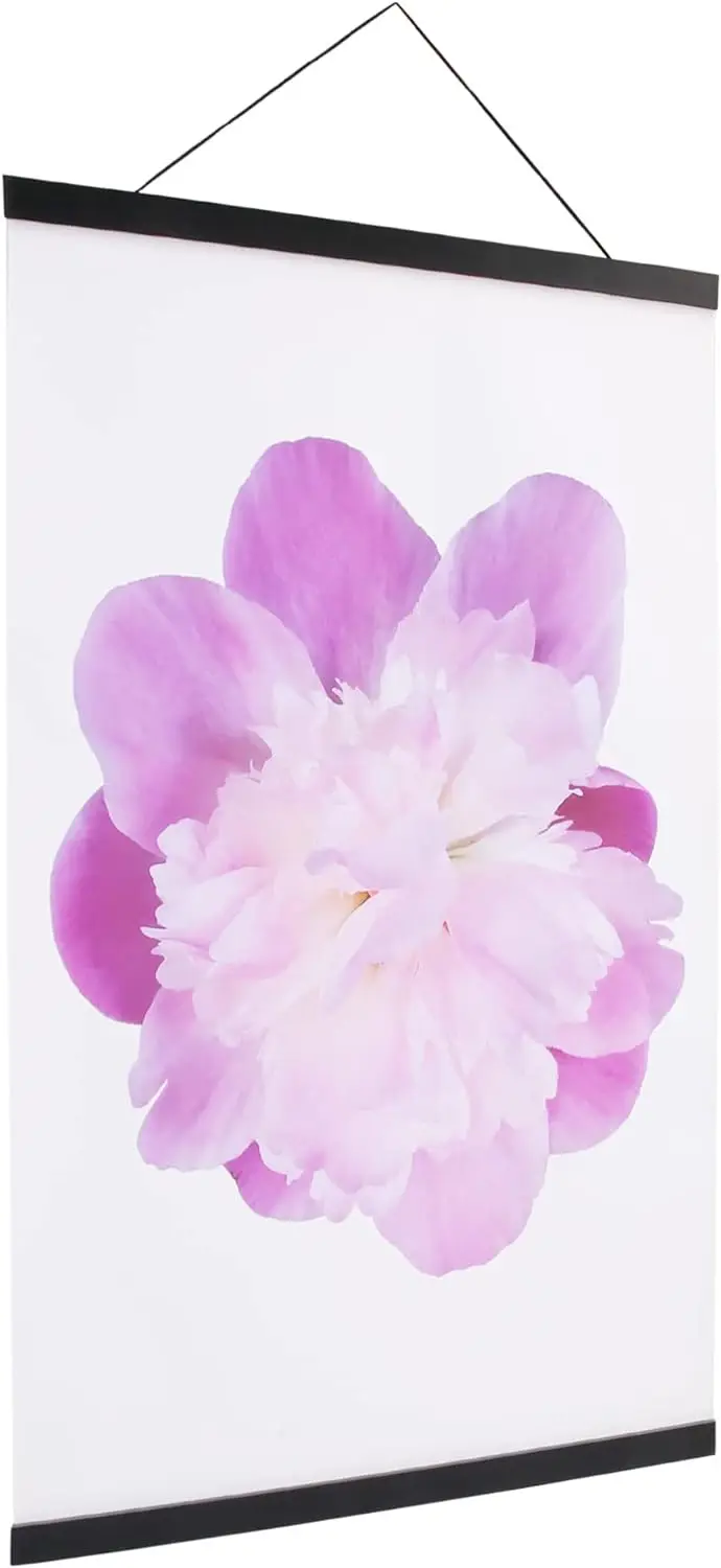 Magnetic Poster Hanger Frame Light Wood Wooden Magnet Canvas Artwork Print Dowel Poster Hangers Frames Hanging Kit