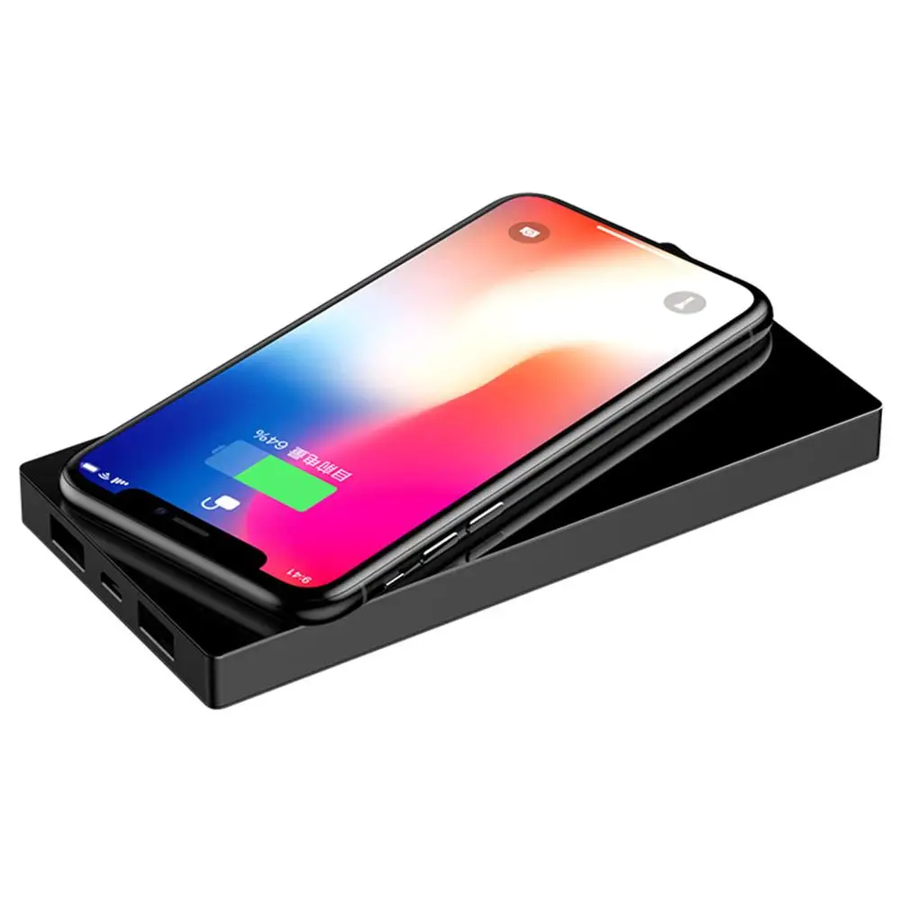 
New Premium Wireless Charger 20000mah Universal Portable Power Bank 20000 Mah Qi Wireless Powerbank 