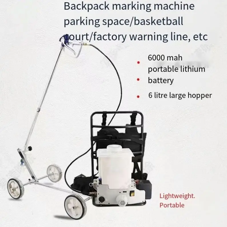 Road marking machine line compare Highway painting thermoplastic road marking paint machine