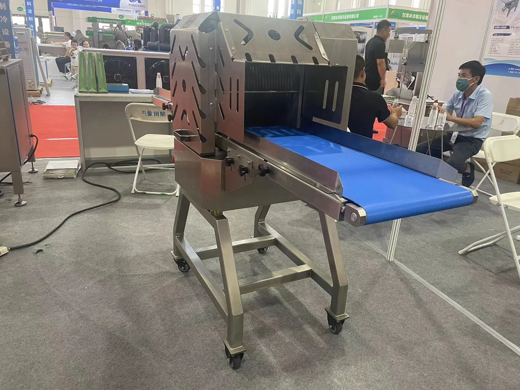 Industrial Customized Fresh Chicken Breast/Beef/Pork/Meat Slice Strip Cube Dicing/Strip Cutting Machine