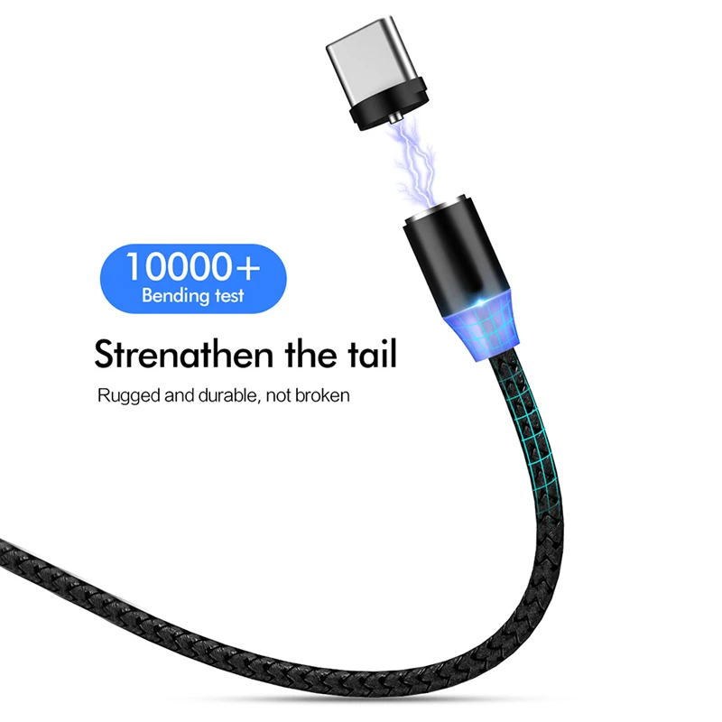  Магнитный зарядный кабель micro usb 3 в 1 usb-кабель для android