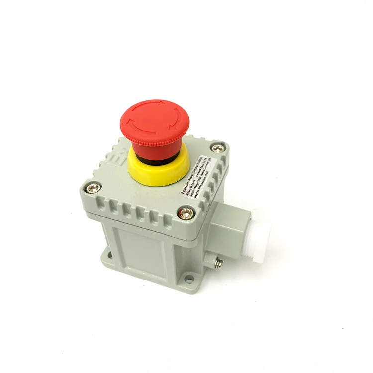 one position explosion-proof mushroom emergency stop push button switch