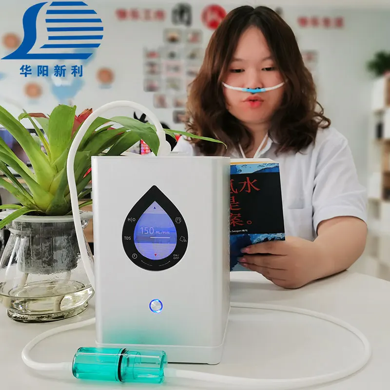 HIM-22 Health use 150ml/min hydrogen oxygen inhalation machine PEM Tech Inhale Hydrogen Gas Health