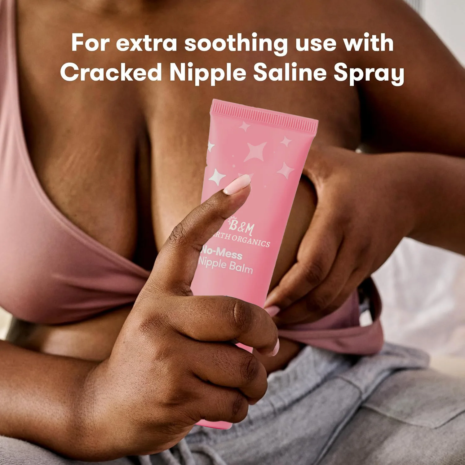 Nipple Cream No-Mess Nipple Balm Moisturizer for Hydration Gentle for Baby & Mom