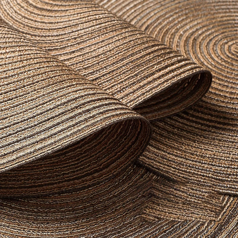 Modern White round Dining Table Place Mat Cotton Silicone Sublimation Blanks Wedding Baby Use Supplies from Paper Polyester