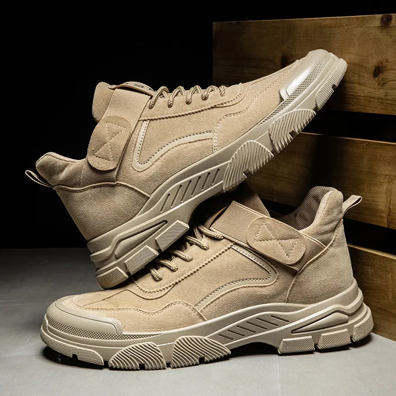 Birфетиш мужские модные ботинки высокие кожаные мужские кроссовки Боевая обувь армейские ботинки