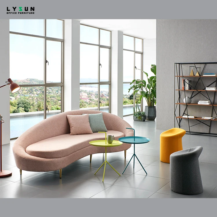 Design Modern Sofa For Hotel Lobby Hall Combination Office Furniture Fabric Cicrcle Sectional Couch Seating U Shape Sofa