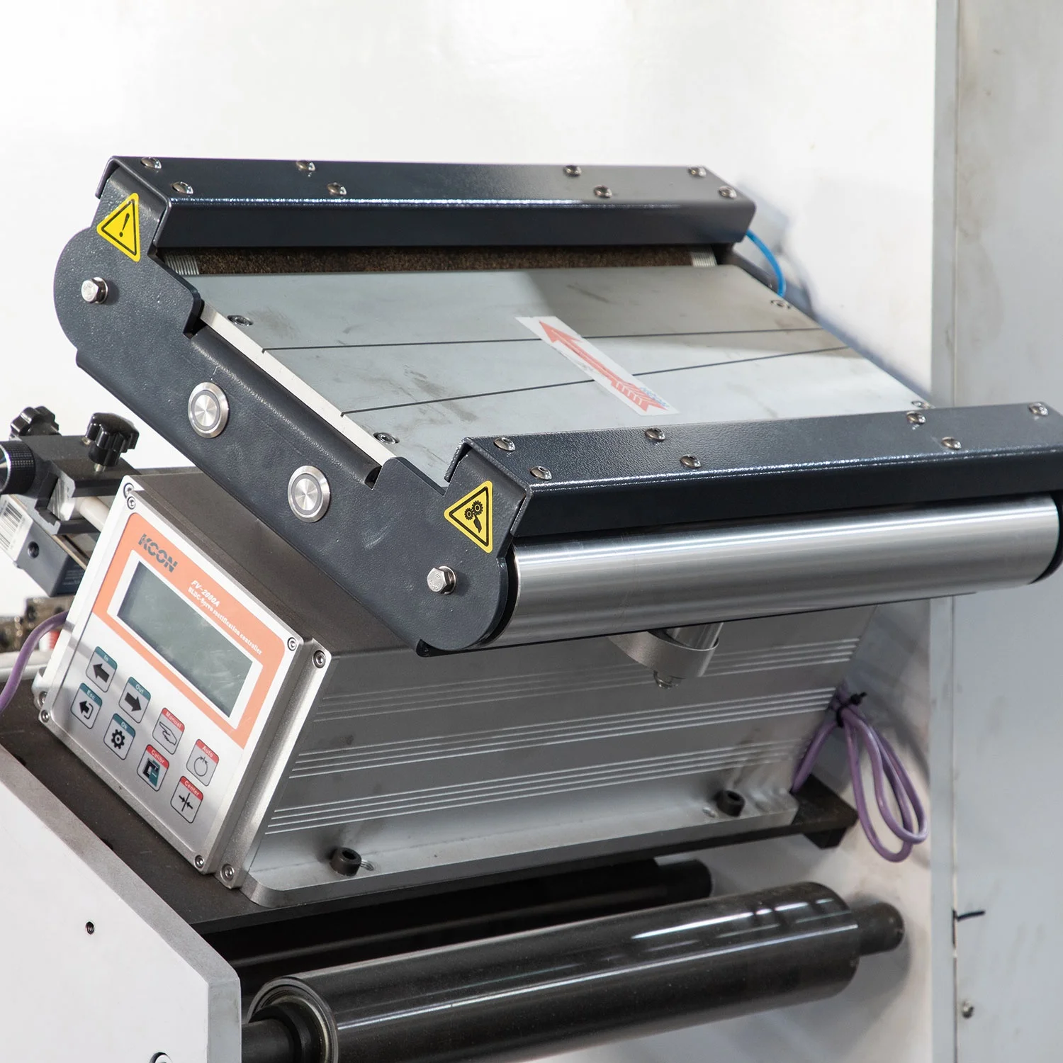 RTQ-320B semi automatic fully rotary label die cutting machine with slitter turrent rewind