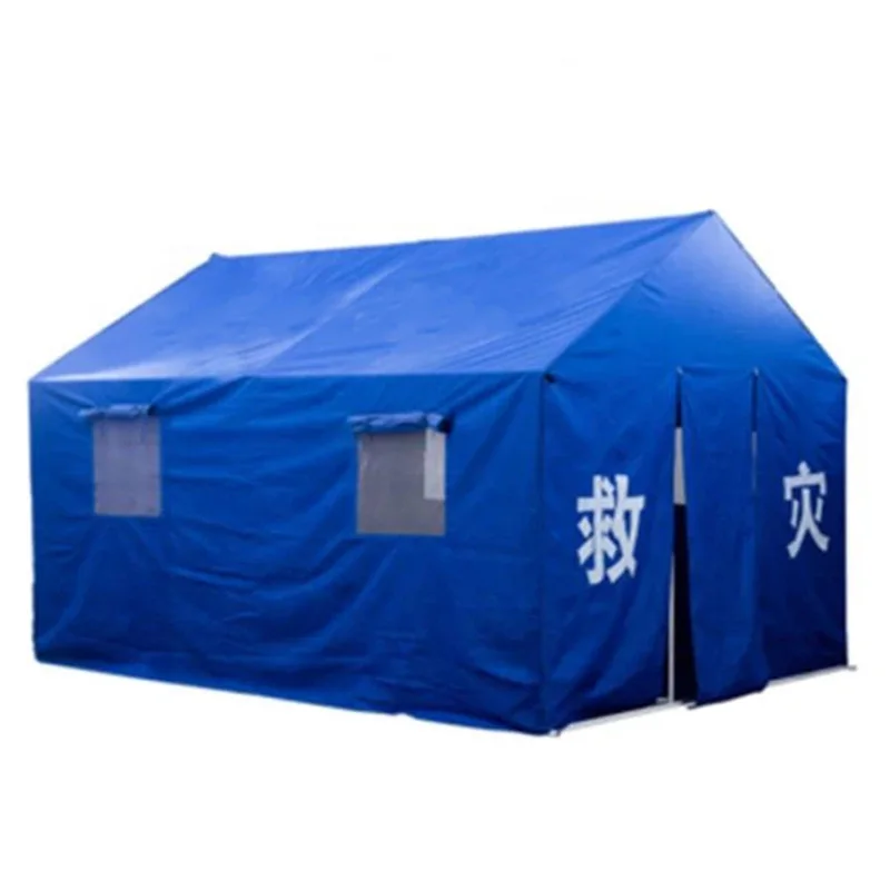 Hospital Emergency blue modular winterized tent disaster relief emergency shelter tube disaster relief outdoor tent for sales