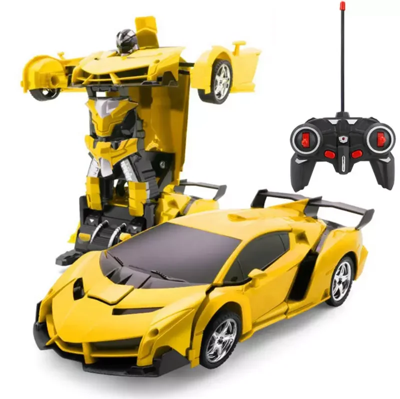 New Electric RC Car Transformation Robots Kids Boys Toys Outdoor Sports Deformation Robots Model transform robot toy car