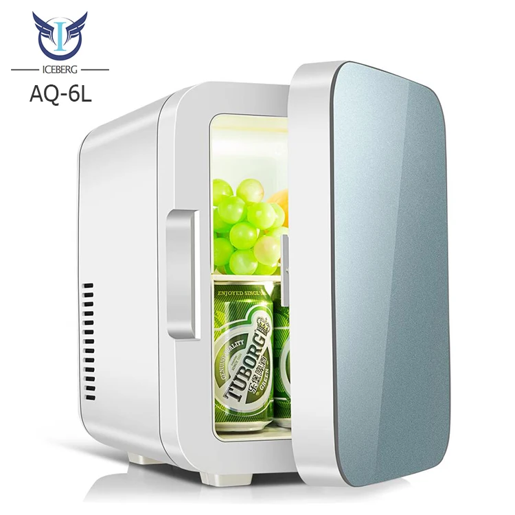 12v 220v Mini Car Fridge Electric Cooler and Warmer Mini Refrigerator for home and outdoors