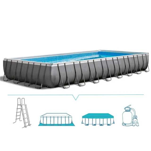 INTEX 26368 Ultra Metal Frame Above Ground  PVC dosing pump floating  swimming pool inflatable