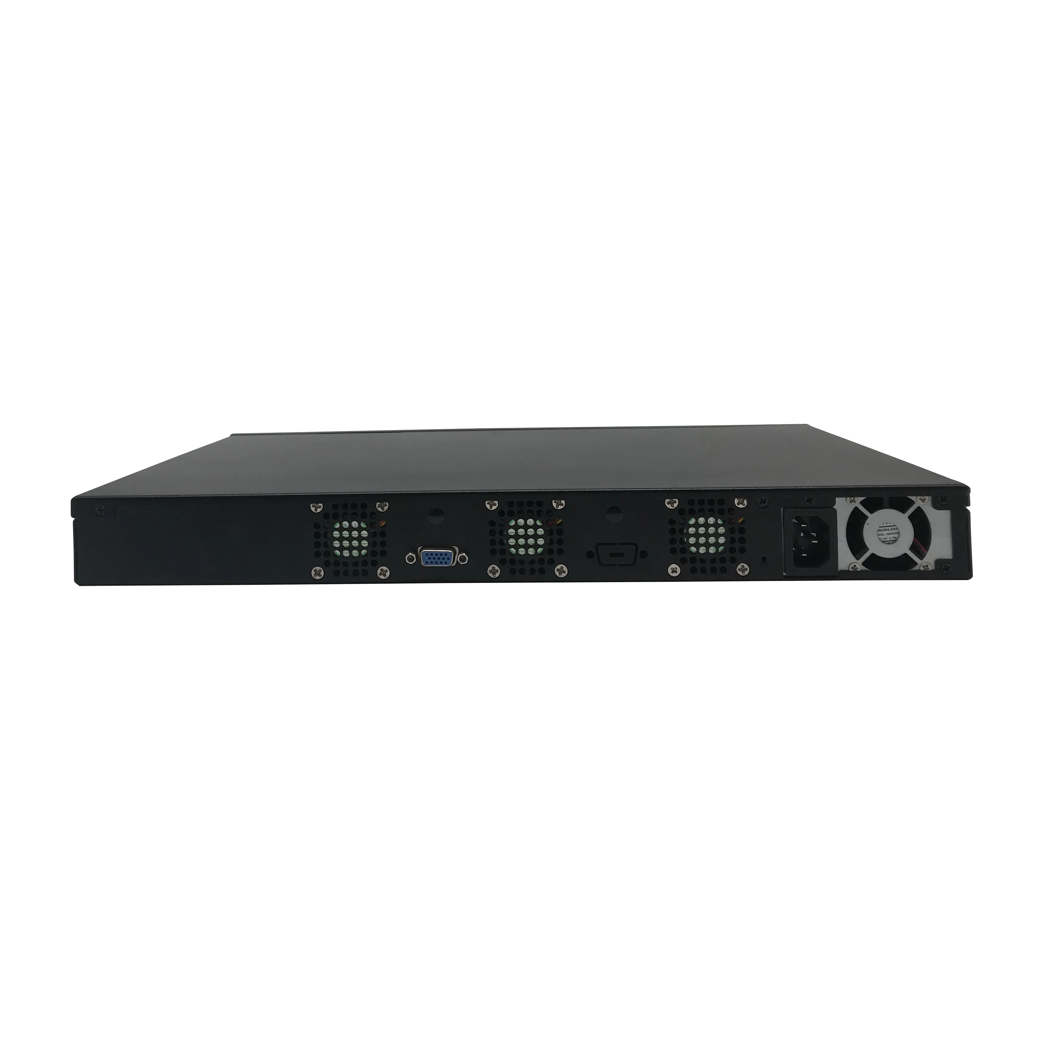 1U Rackmount firewall pc with Intel Core i3/i5/i7 or Xeon, 1 PCIe 8x slot, mSATA, 1 x VGA