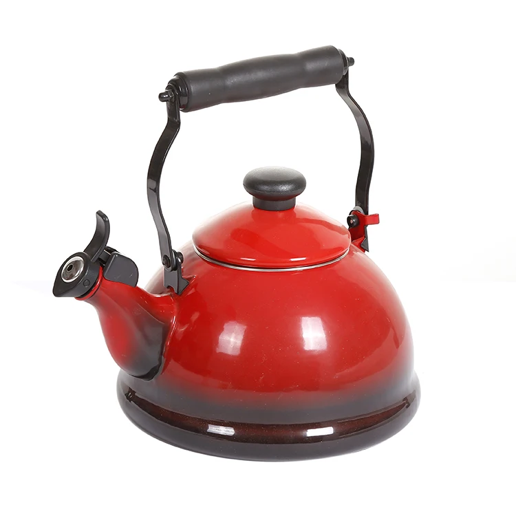 New Design Cast Iron Enamel Warmer Teapot Water Kettle Whistling Kettle With Great Price