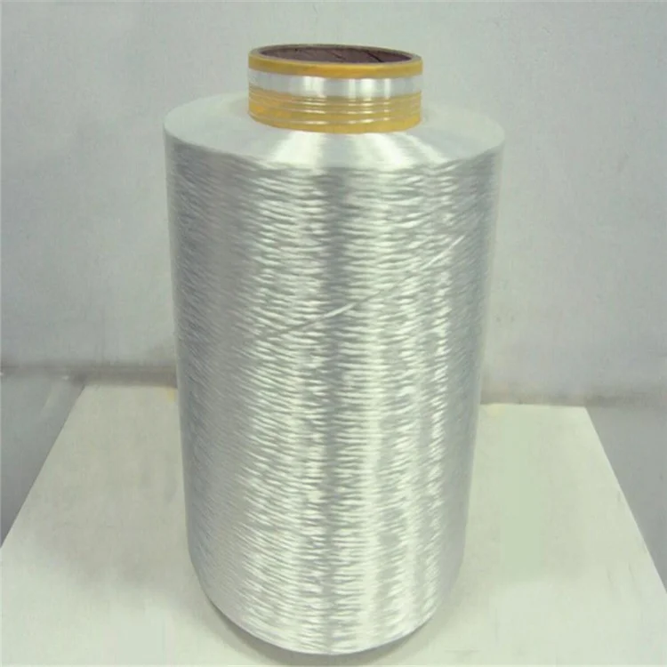 Low Shrinkage High Tenacity Polyester Yarn 1000D/192F Twisted  White for Sale