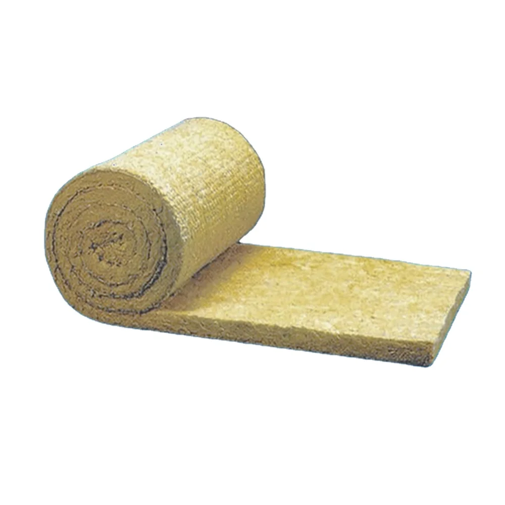 High Quality Rock Wool Insulation Price Building Fireproof Rock Wool 50mm Aluminum Silicate Acupuncture Blanket Wire Mesh