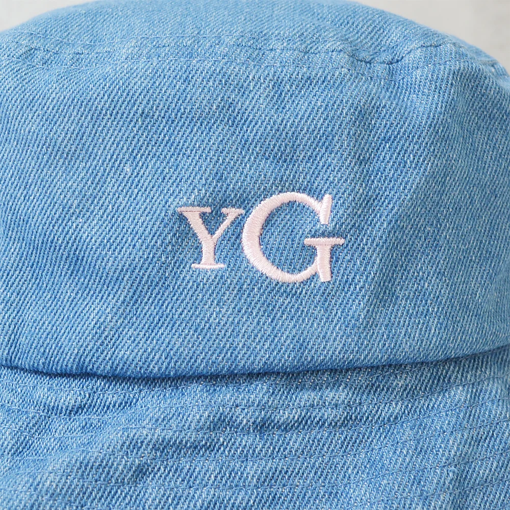 Custom Logo Sun Shade Beach Bucket Hat Plain Summer Cowboy Blue Washed Bucket Hat