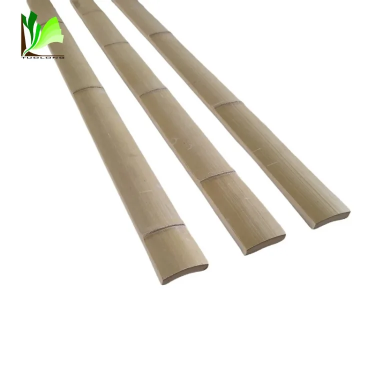 Cheap eco-friendly natural outdoor split bamboo slats