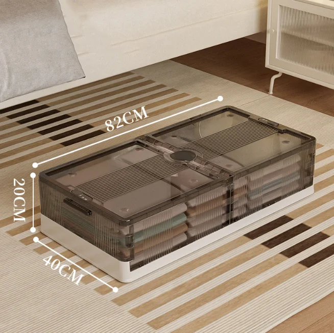 Household Under-bed Storage Box Folding Wheeled Drawer-type Clothes Quilt Toy Under-bed Storage Box