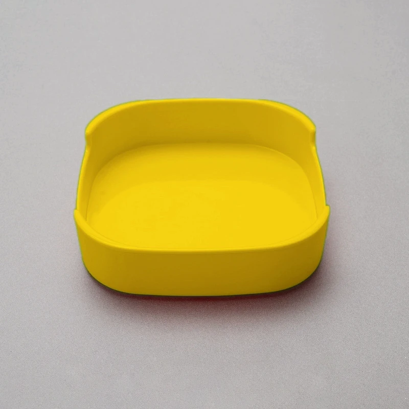 Custom Red Square Melamine Food Container Lightweight Dining Plate for BBQ and Hot Pot Restaurants