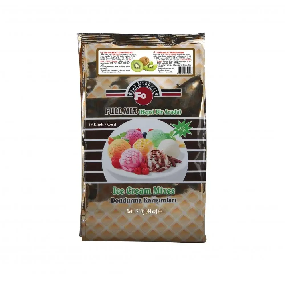 Мороженое со вкусом киви смесь 1250 г