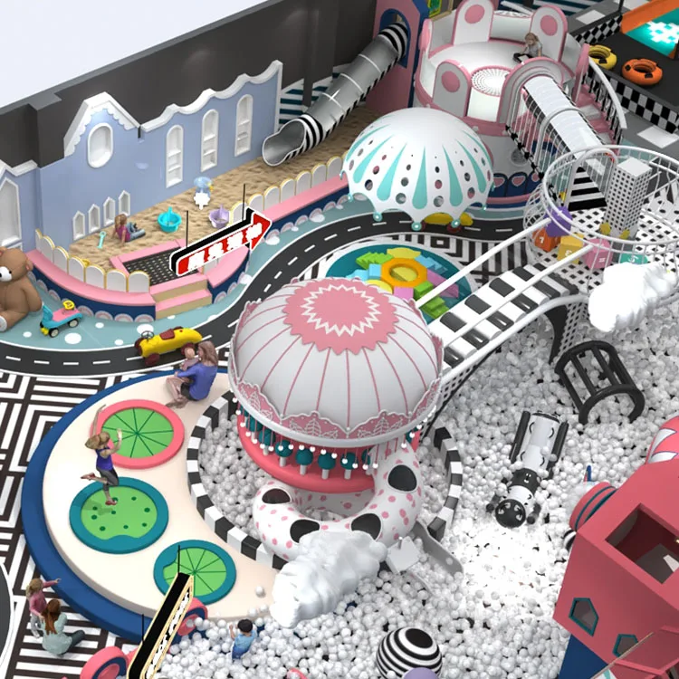 tube plastic slide indoor kids family soft playground equipment for sale