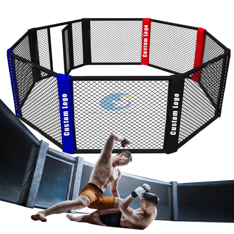 Best new cage mma octatogo Customizable flooring small mma cage Quality frames fighting cage for MMA UFC
