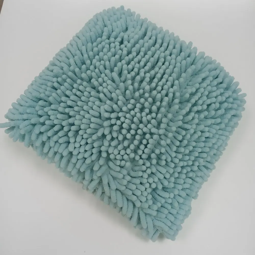 Factory direct sales high-quality quick-drying modern chenille carpet shiny chenille bath mat