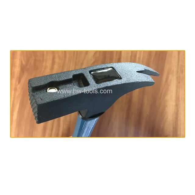 Hammer factory wholesale forged roofing hammer magnet on head fiberglass handle