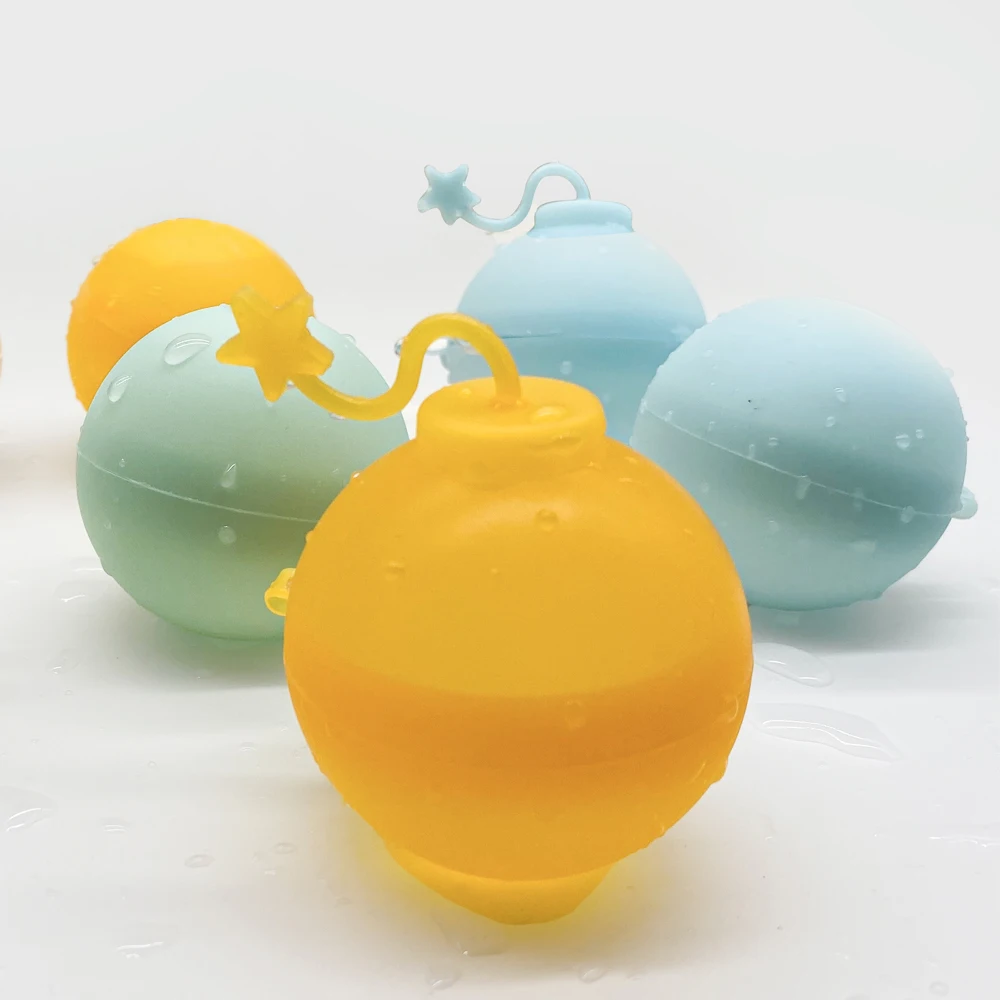 Reusable Water Balloons Refillable Summer Water Toys Balloons Quick Fill Self Sealing Soft Silicone Water Balloons