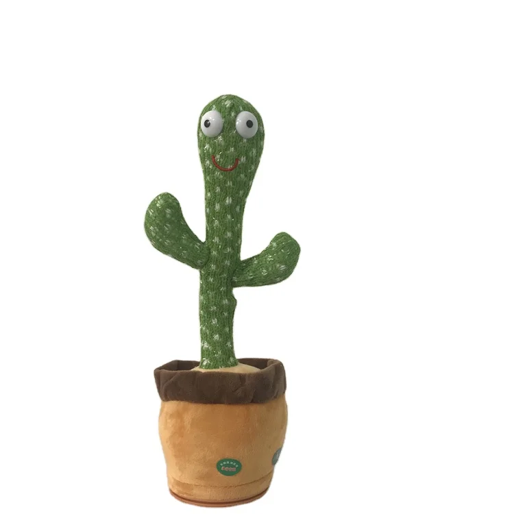 
Creative Electronic Shake Dancing Toy With The Song Home Desktop Decor Cactus Plush Toy Cute Dancing Cactus For Kids Livingroom 