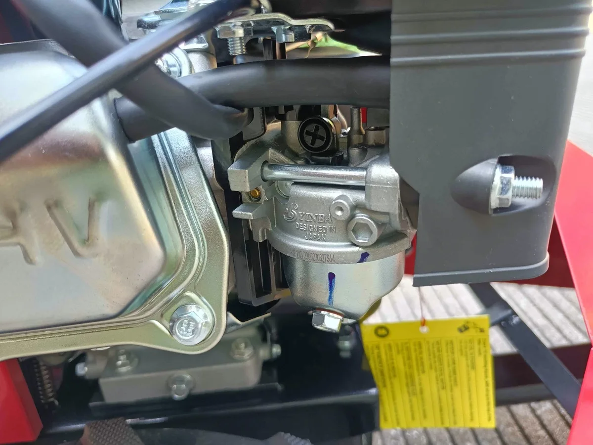 Industrial Grade 4-Stroke Petrol Lawn Mower Self-Propelled Feature 196cc Engine Displacement Cutting Steel Blade DIY Reel Mowers