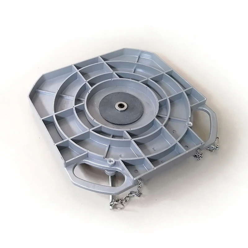 CCD or 3D Four wheel aligner car turntable high strength wear resistance turn flexibly magnesium die casting