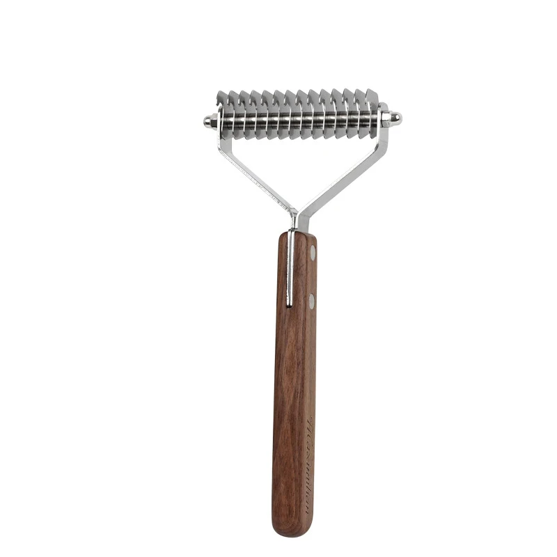 Eco-friendly Mahogany Material Corrosion-resistant Non-hair-jamming Pet Hair Remover