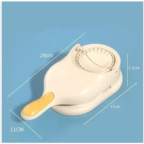Hot sale Home Baking Pastry Tool Dumplings Press Wrapper Maker Mold 2 In 1 Manual Dumpling Maker For making dulmplings