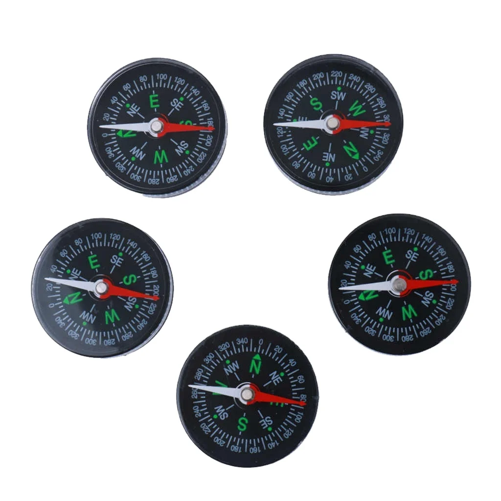 Pocket Compass Outdoor Outdoor Hik 5pcs Compass Pocket Compass Outdoor Outdoor Hiking Trekking Survival Tool 1 Order5pcs Compas
