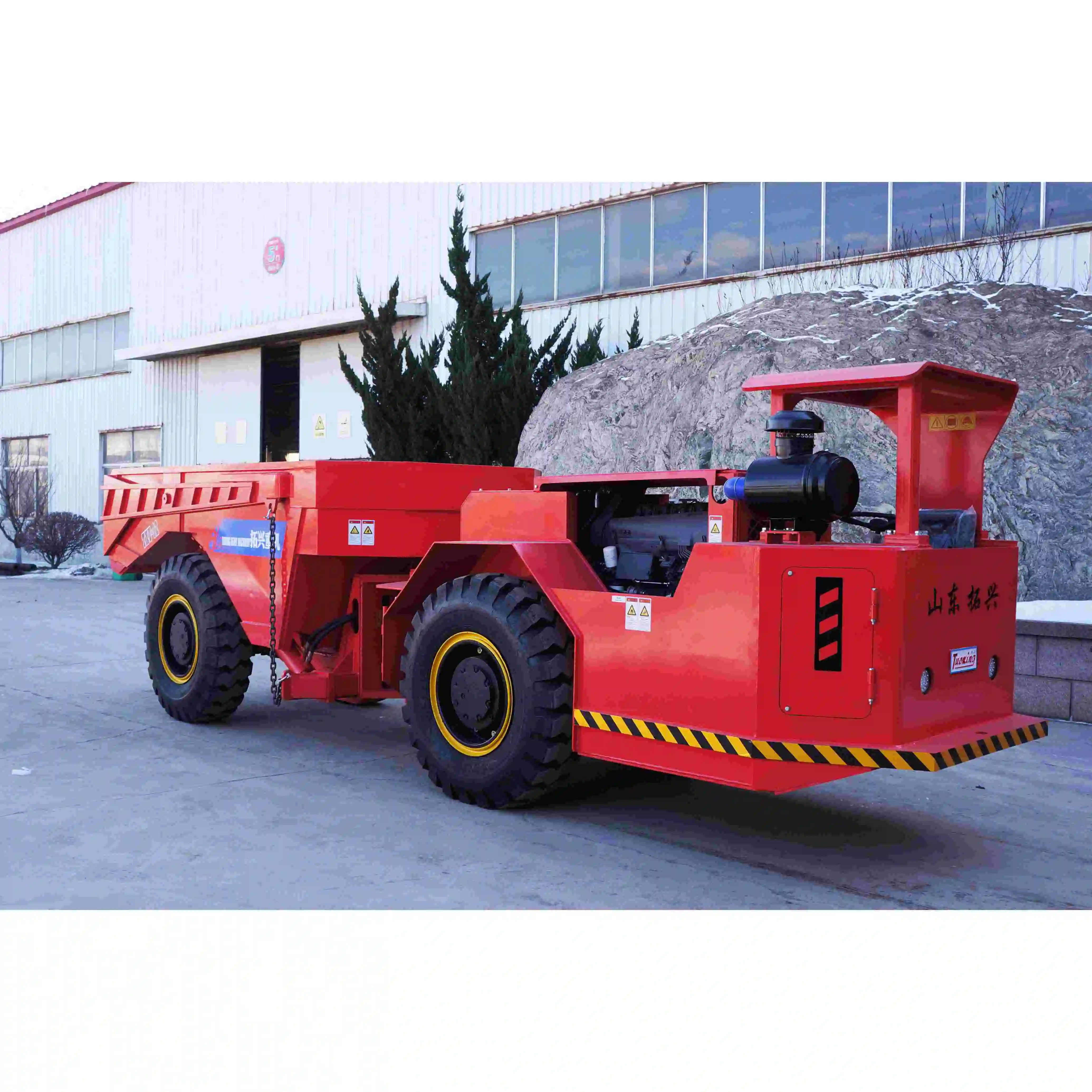 TU-12 Yantai Tuoxing 4x4 mining machinery 12 ton gold mining equipment dump  underground truck