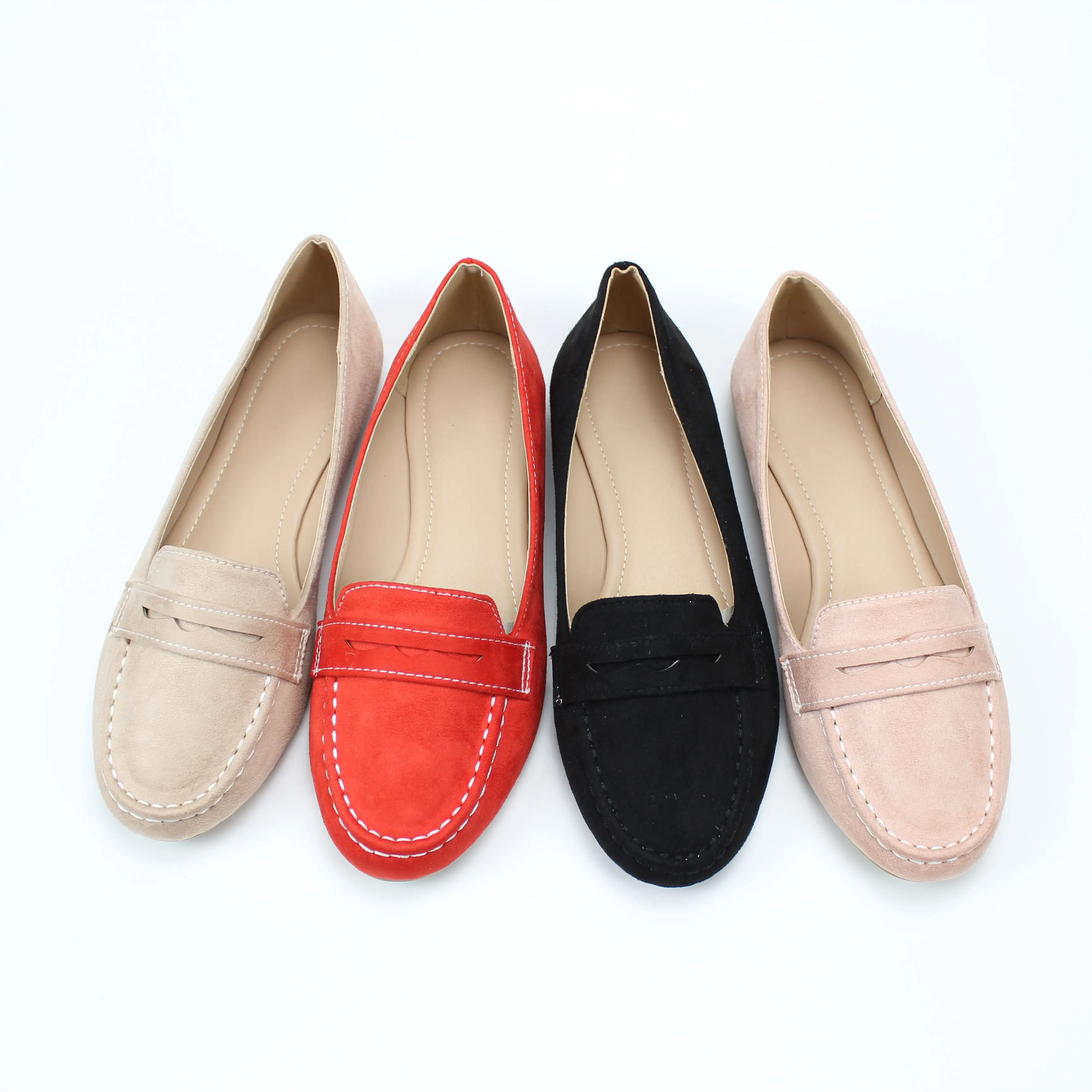 
upper microfiber casual woman TPR outsole woman shoe 