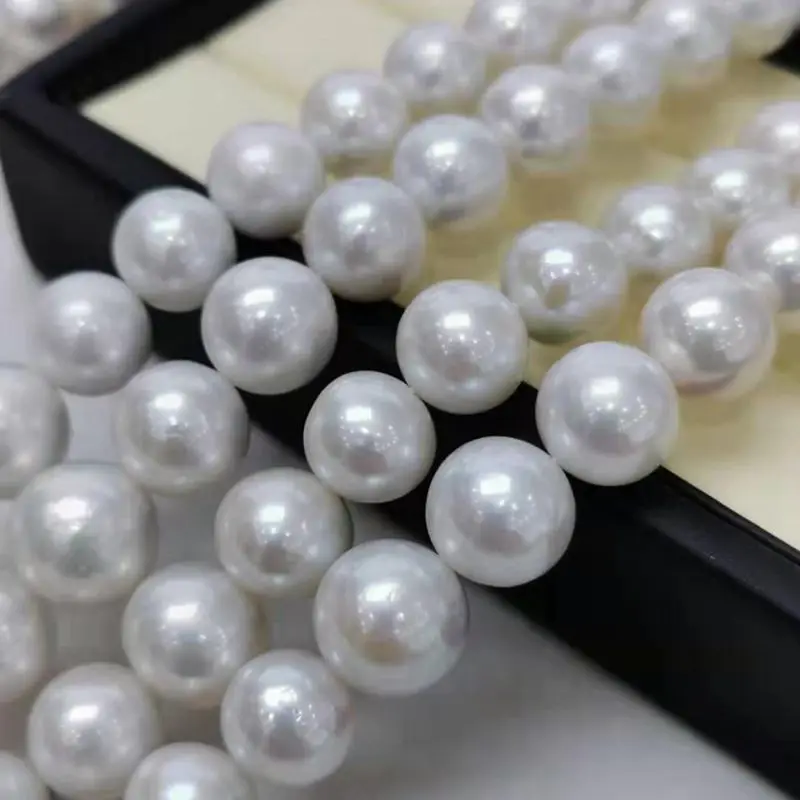 
China Supplier Near Round Shape Small Spots Natural Edison White Color Pearl With Cheap Price 
