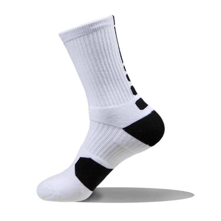 Stylish Outdoor Running Quick Dry Antislip Mens Sublimated Socks Custom Athletic Socks Basketball