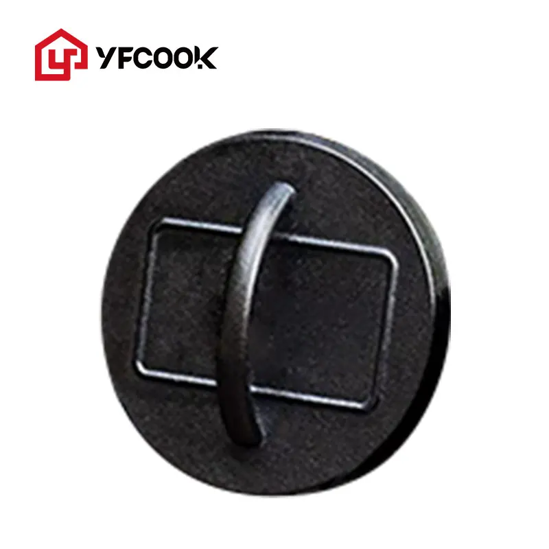 Preseasoned 6.25 Inch Custom Cookware Round Black Bacon BBQ Cast Iron Meat Press Burger Press Grill Meat Press